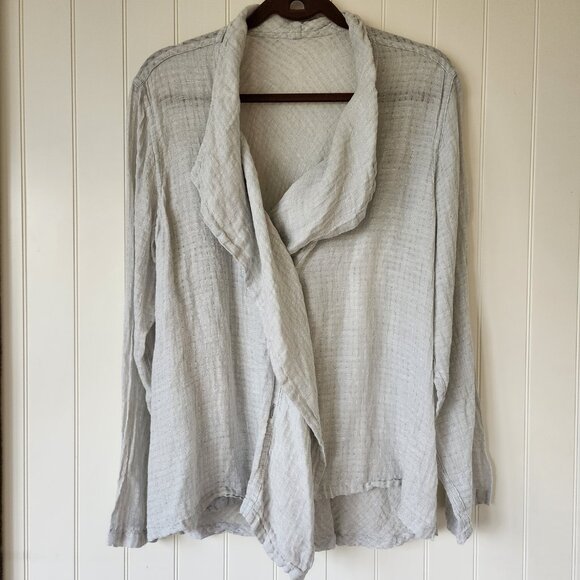 FLAX Linen Shirt or Cardigan - Picture 5 of 11